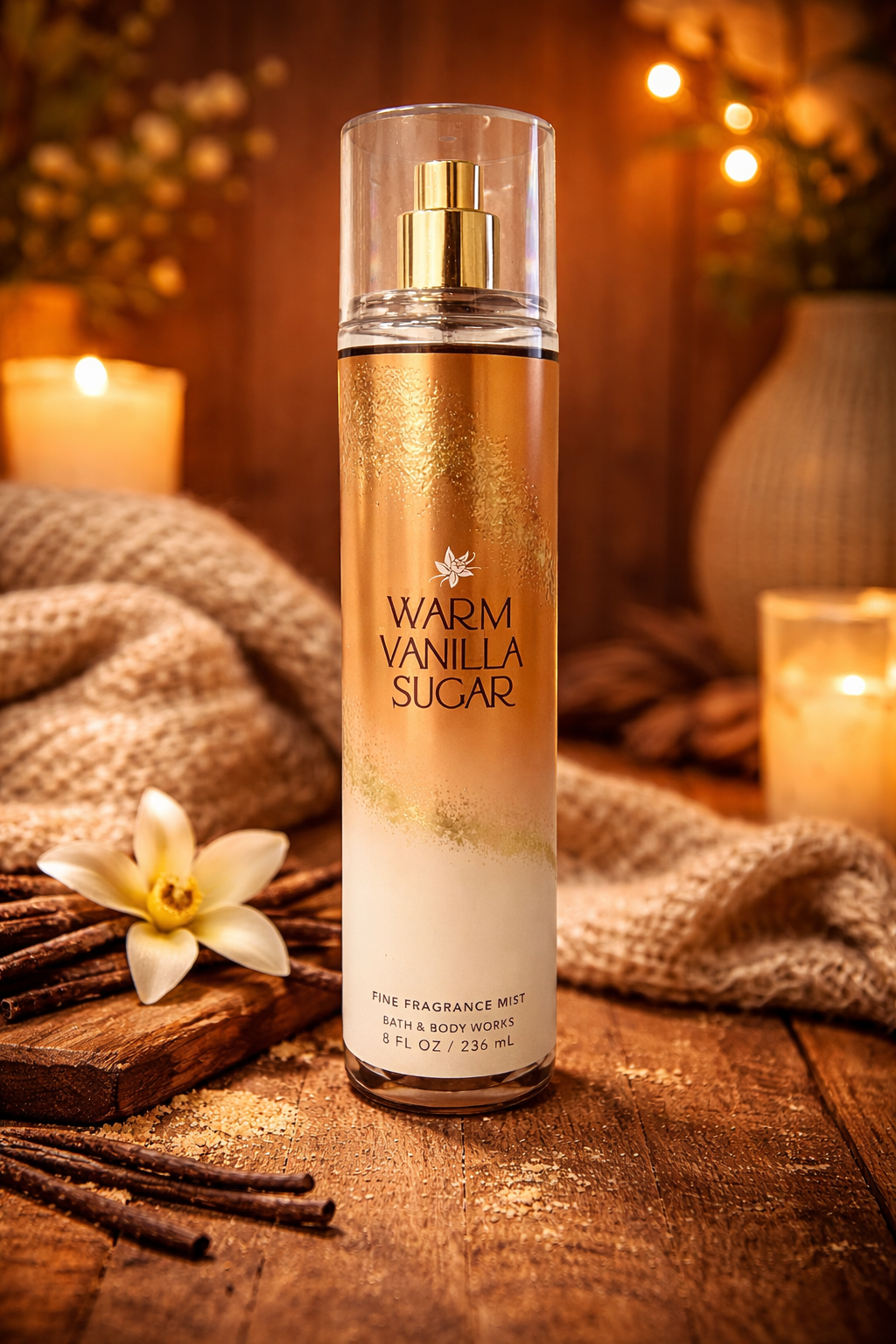 🤍 Bath & Body Works Warm Vanilla Sugar Mist | A Sweet & Comforting 8 fl oz