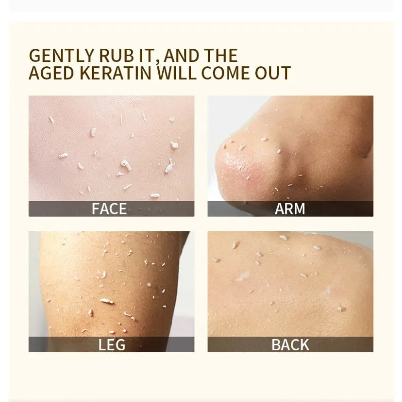 New Orange Facial Exfoliate Gel for Deep Moisturizing Pore Cleansing Gentle Facial Scrub Body Cleansing Gel Dead Skin Remover